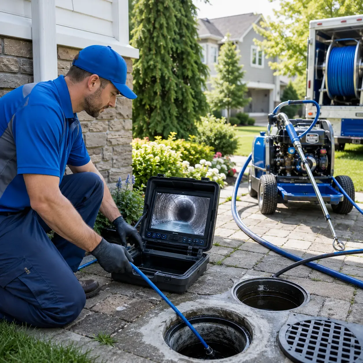 Outdoor drain cleaning professionals serving Transylvania, LA
